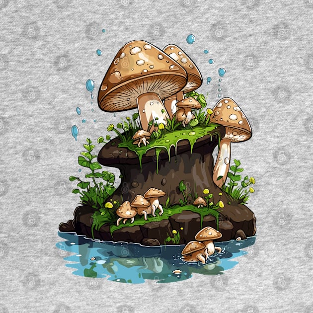 Fungal Fantasy - Mosscore Mushroom by Mossy Cave